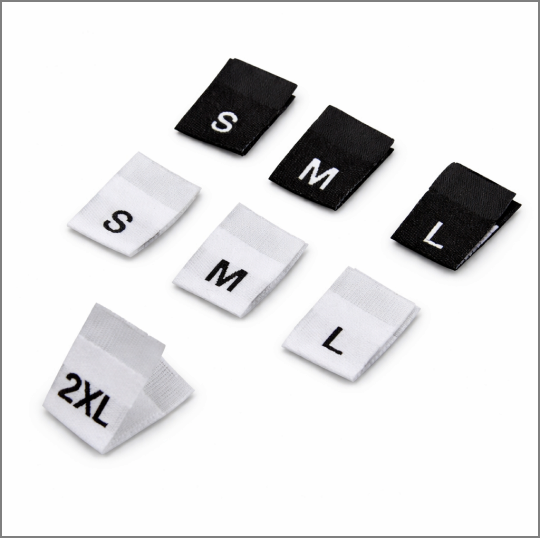 Woven Size Labels
