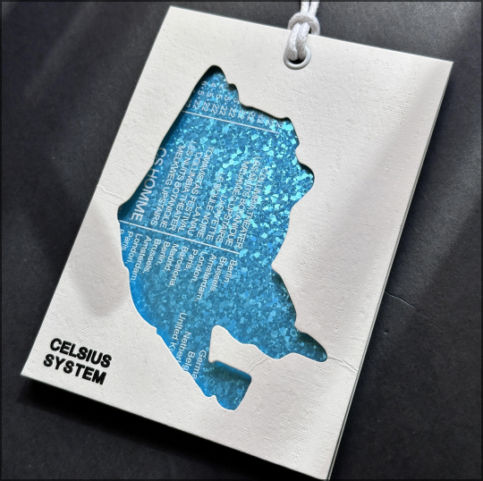 Special material tag on product