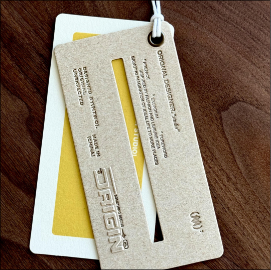 Unique material tag detail