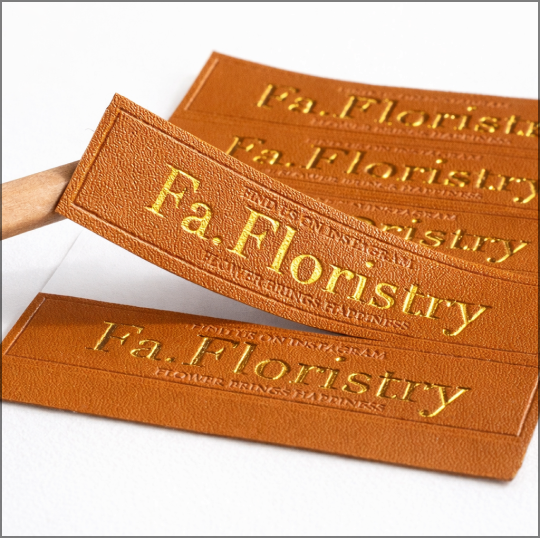 Debossed Leather Labels