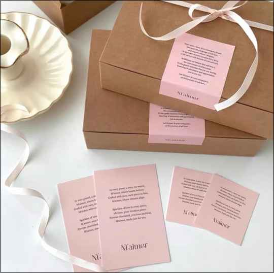 Custom stickers for home and linen products