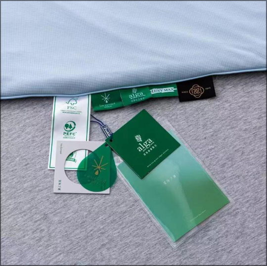 Custom hanging tags for home and linen products