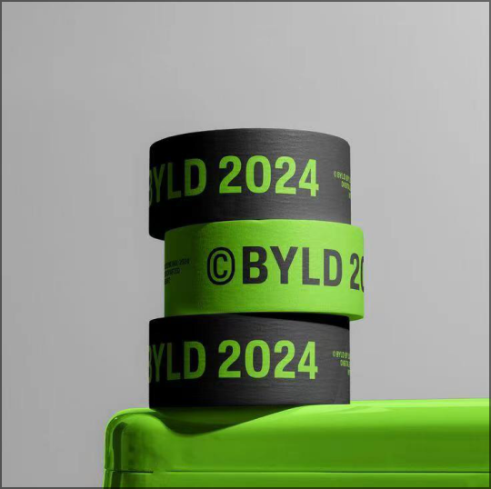 Boutique Packaging Tape - custom branded tape detail