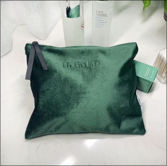 Luxury velvet pouch product image