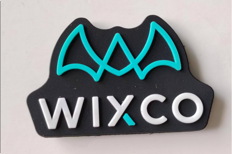 Molded rubber patch sample