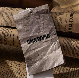 Custom washable paper hang tags for sustainable fashion brands