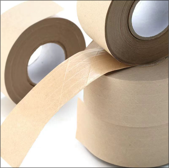Water Activated Kraft Tape - kraft paper tape roll on packaging