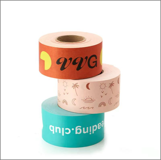 Water Activated Kraft Tape - reinforced tape detail