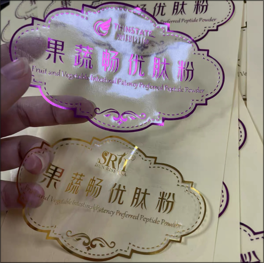 Ultra-clear custom sticker with HD printing