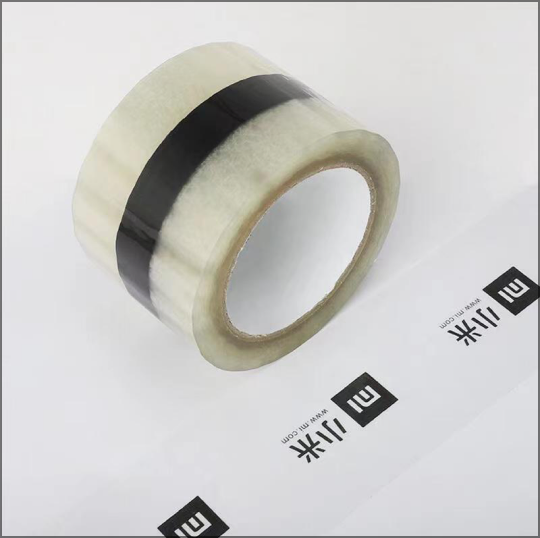 Custom Clear Poly Tape - clear tape sealing box