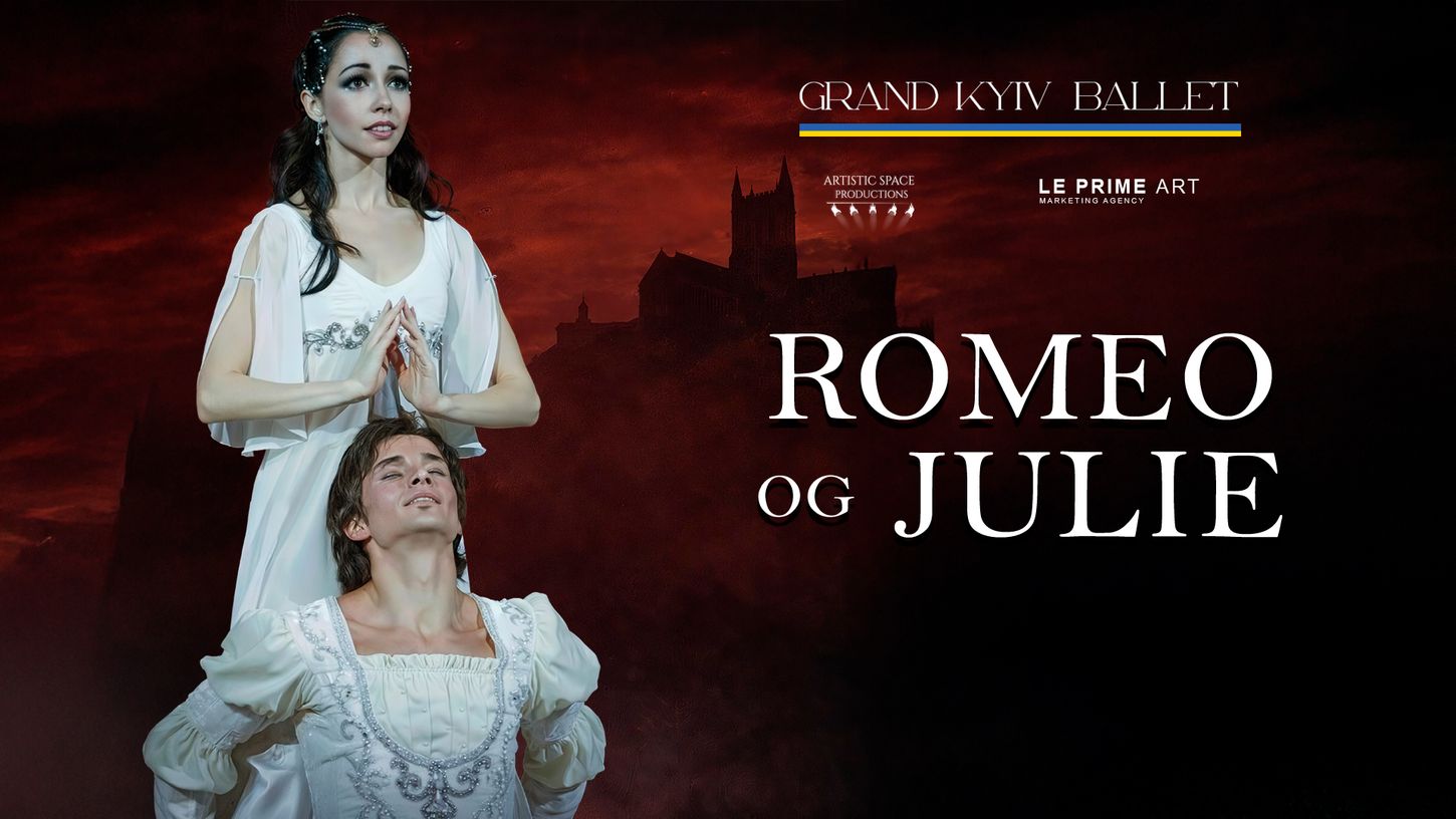 Plakat for Romeo og Julie med Grand Kyiv Ballett