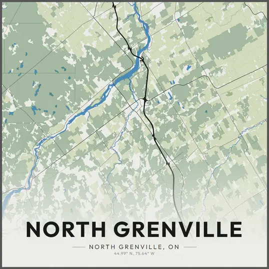 Cartographic art for North Grenville