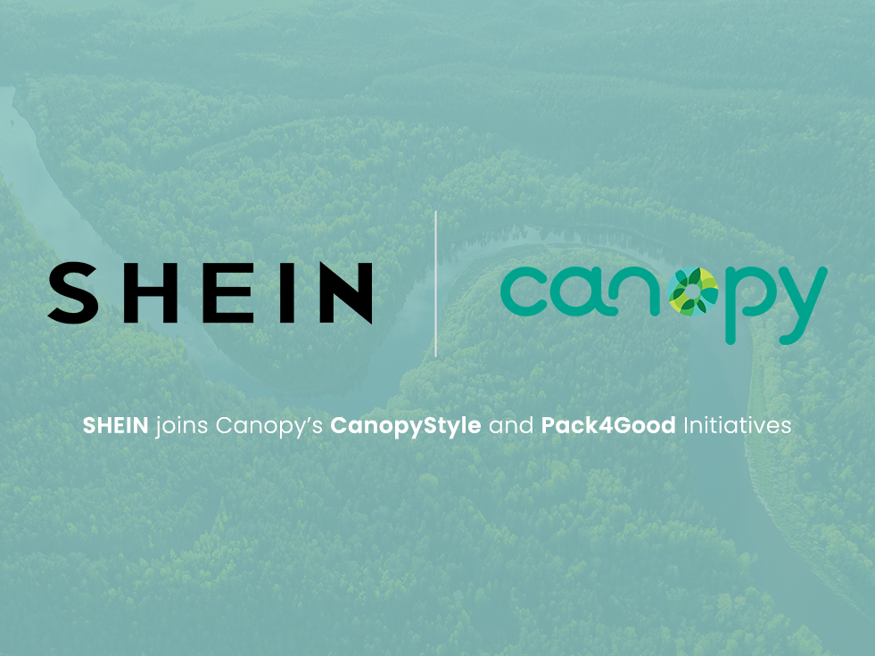 SHEIN partners with Canopy to support sustainable fashion and packaging through CanopyStyle and Pack4Good initiatives