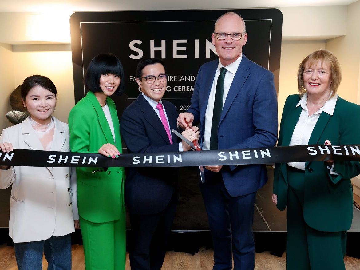 A ribbon-cutting ceremony for SHEIN