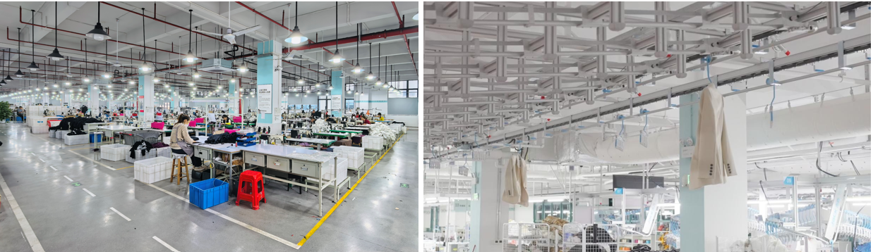 SHEIN’s suppliers are offered support to upgrade their facilities in line with accordance with SHEIN’s design template for model factory standards, helping to create more modern layouts and streamlined production flows.