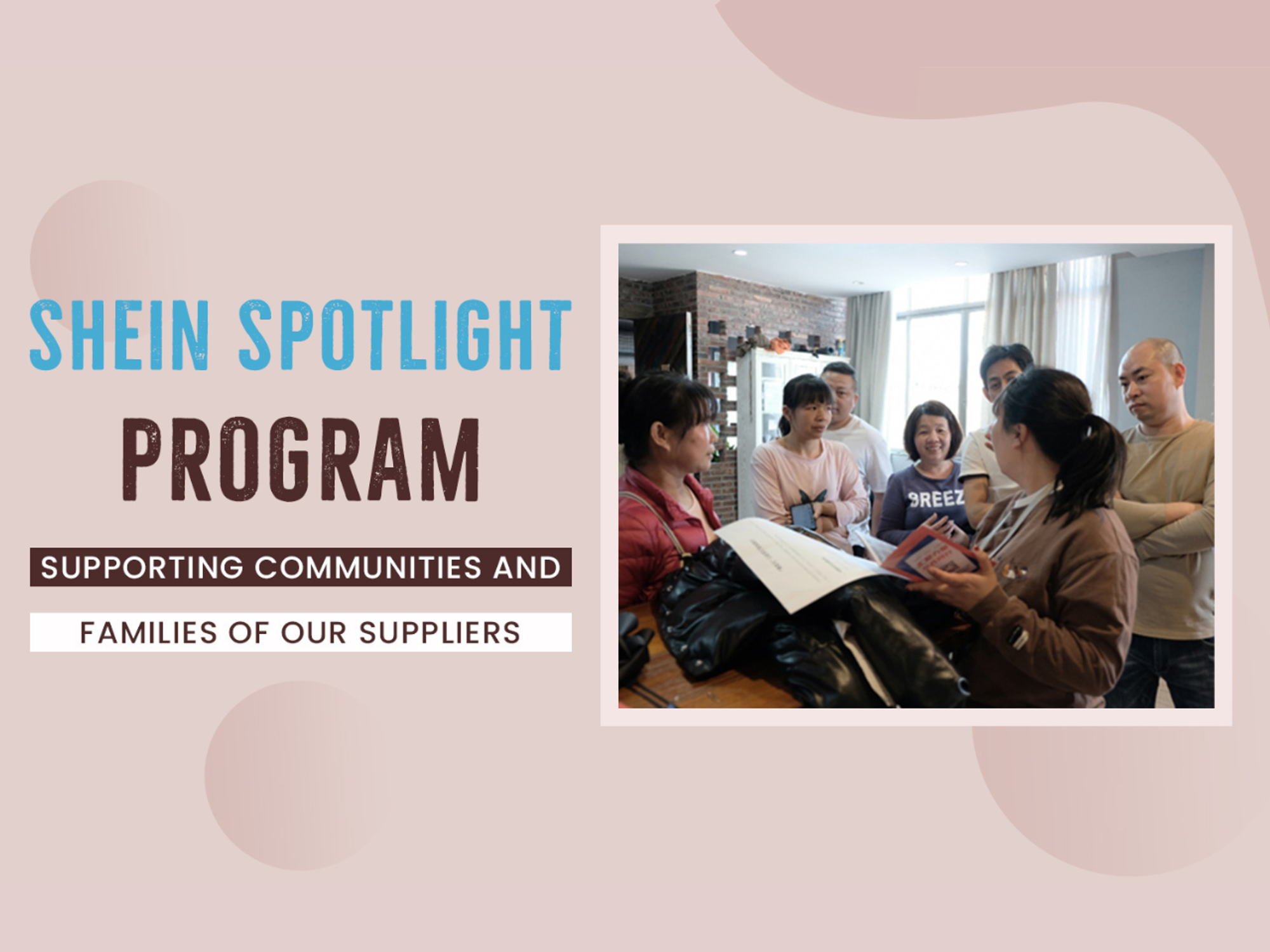 SHEIN Spotlight Program supporting communities and supplier families through local engagement and assistance