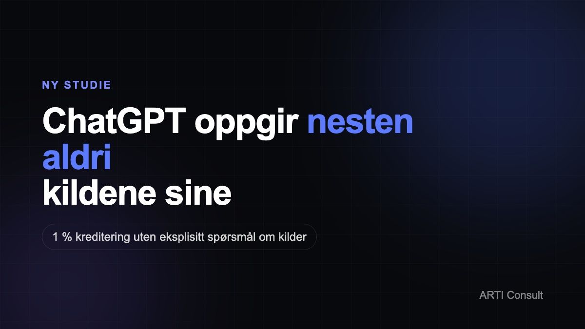 Grafisk forside om ChatGPT og manglende kilding