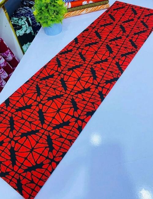 Red and black print 