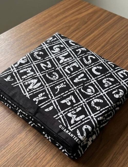 Black and white alphabets 