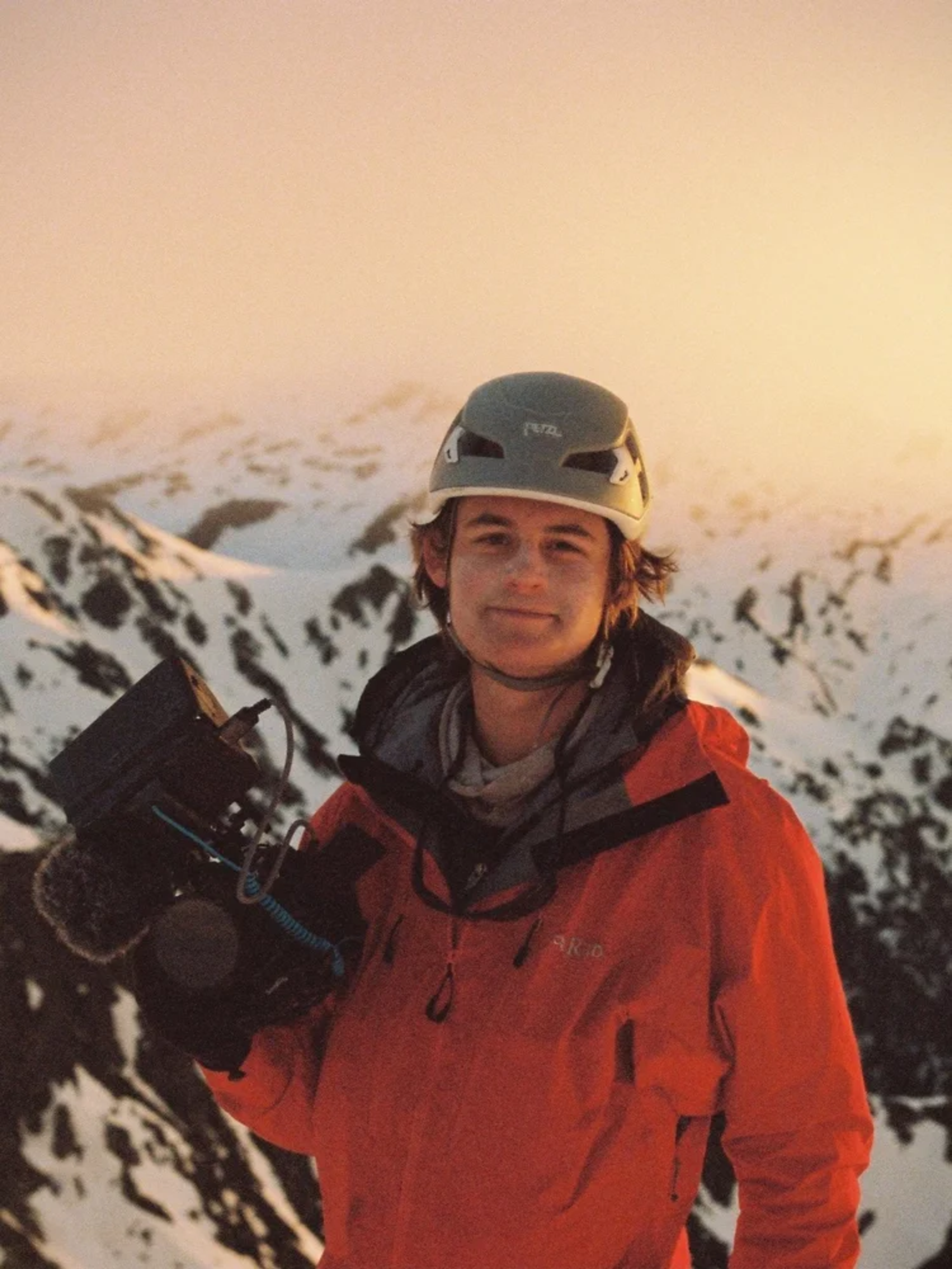 Henry Smith in the mountains