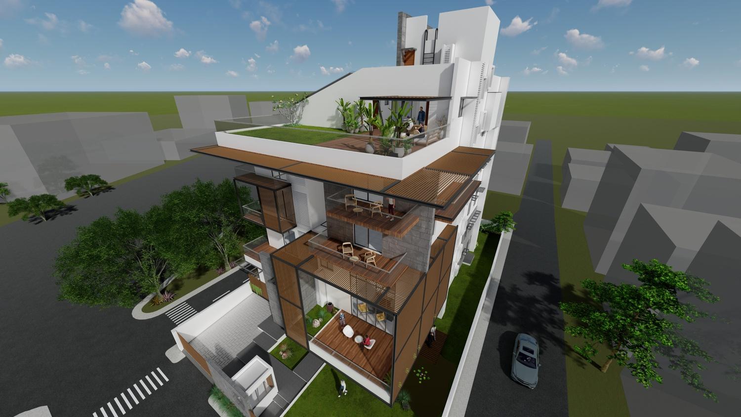Salunke House, Pimple Gurav, Pune, project view 4