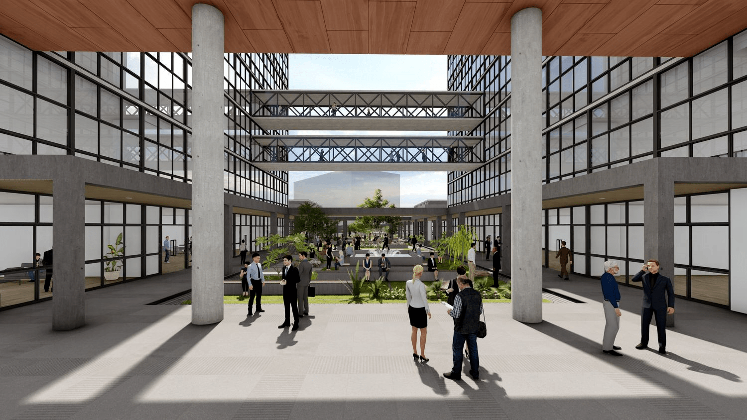 New Administrative Building, PCMC, project view 6