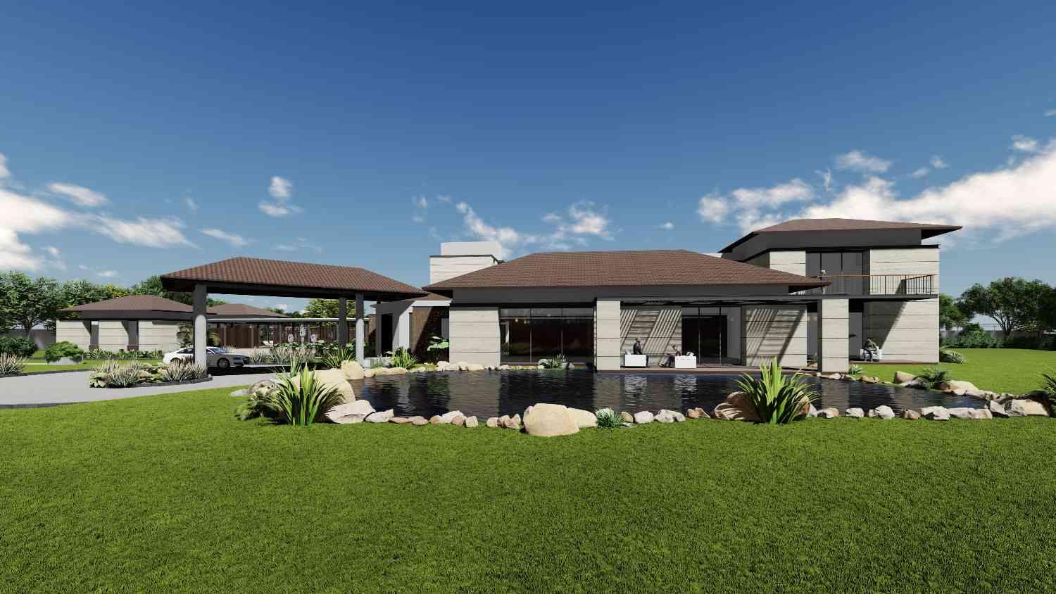 Bharane Villa, project view 2