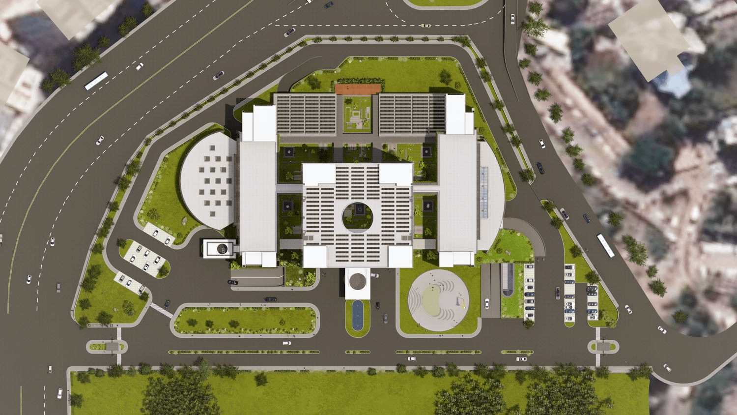 New Administrative Building, PCMC, overview