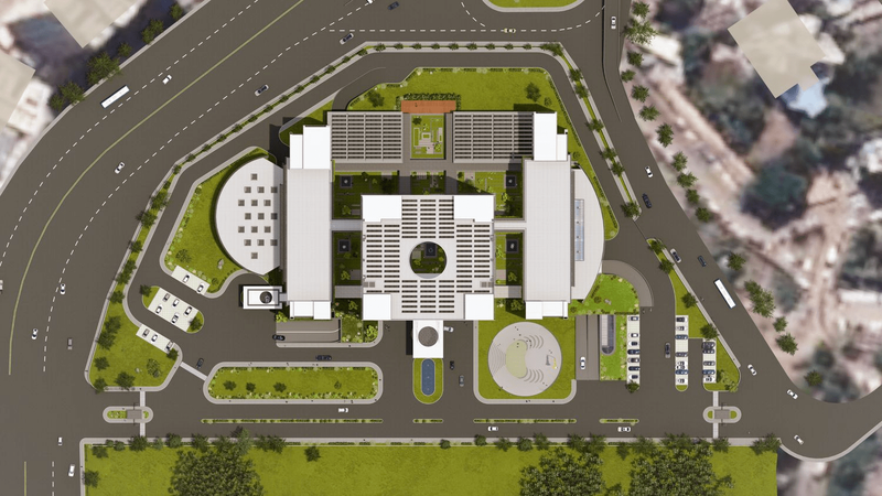 New Administrative Building, PCMC, overview