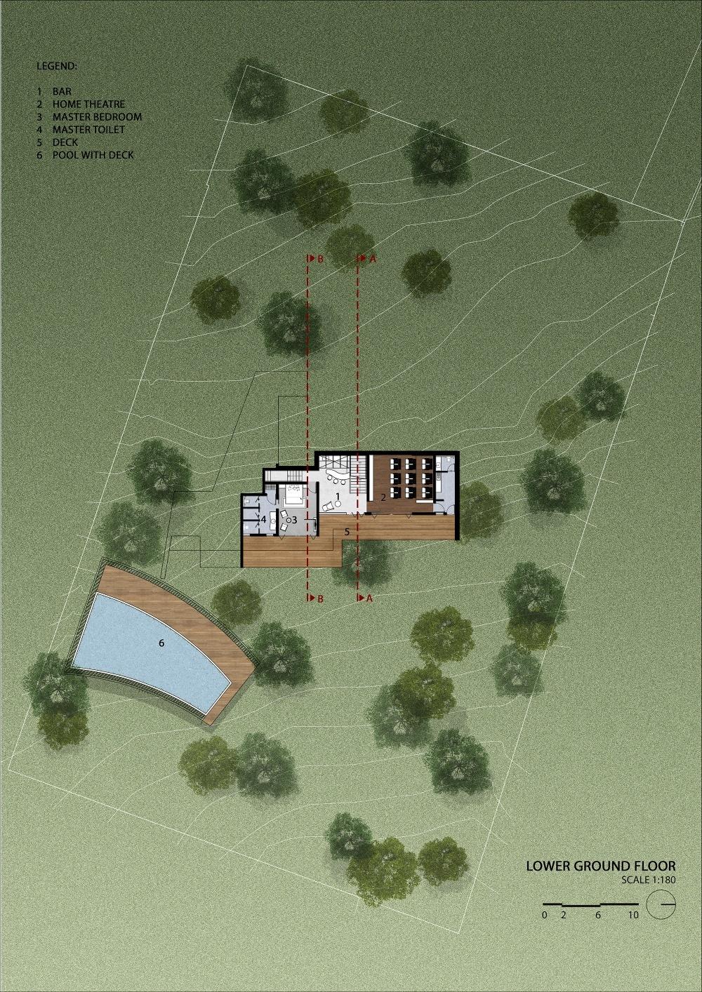 Earth House, drawing 3