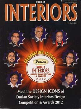 Cover of 2012  Society Interiors - April