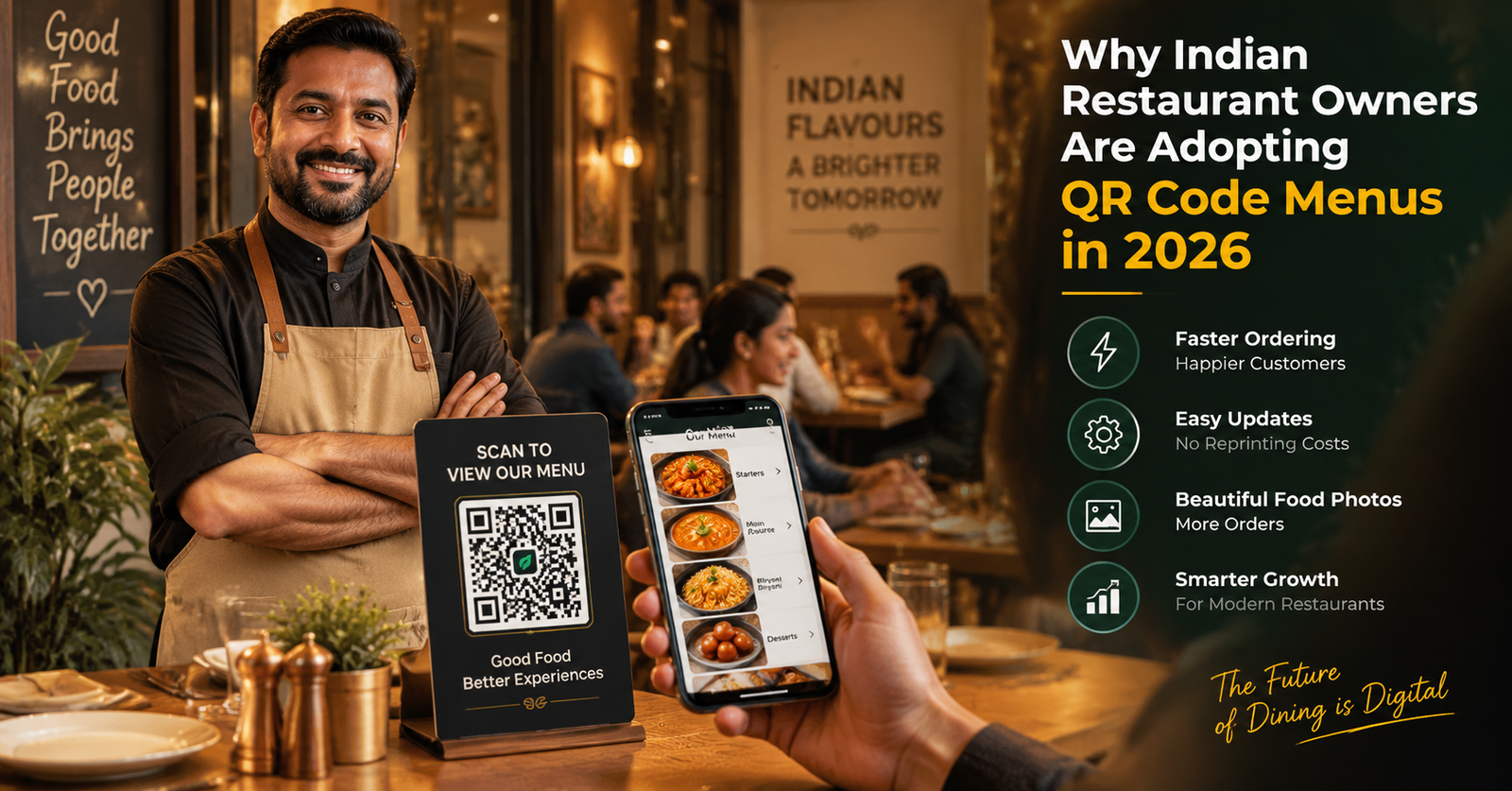 Why Indian Restaurant Owners Are Adopting QR Code Menus in 2026