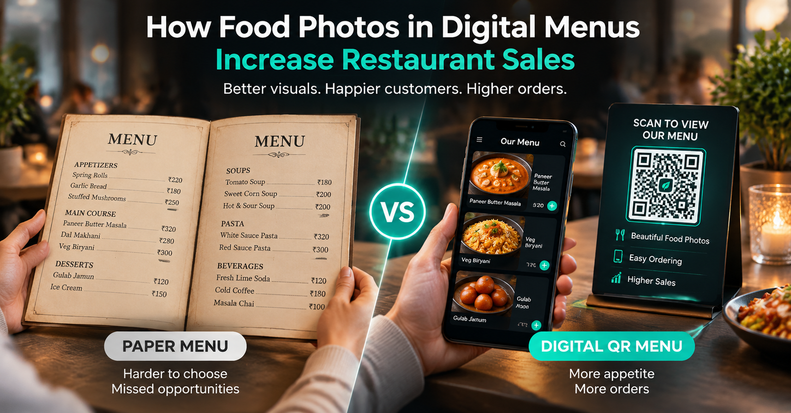 How High-Quality Photos in Digital Food Menus Boost Restaurant Sales