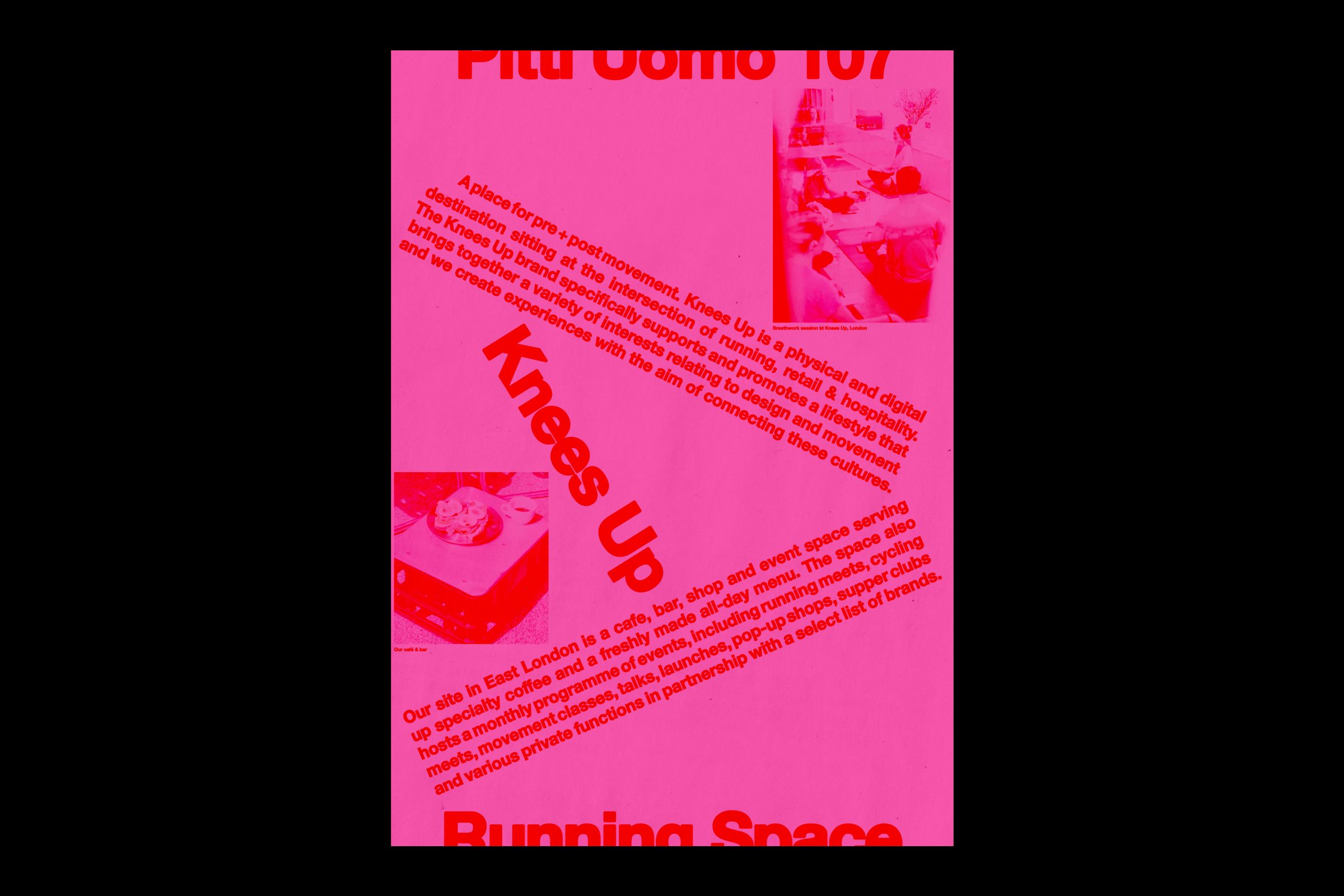 Knees Up Running Space Pitti Uomo 107 Graphics