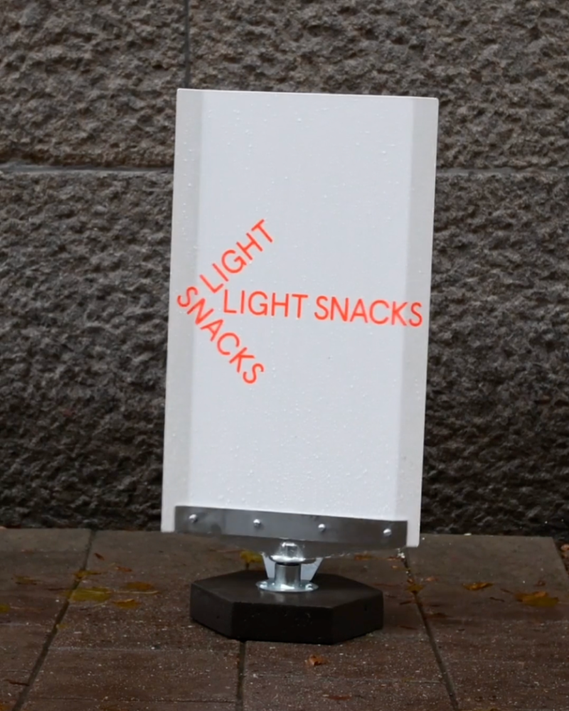 Light Snacks Sign