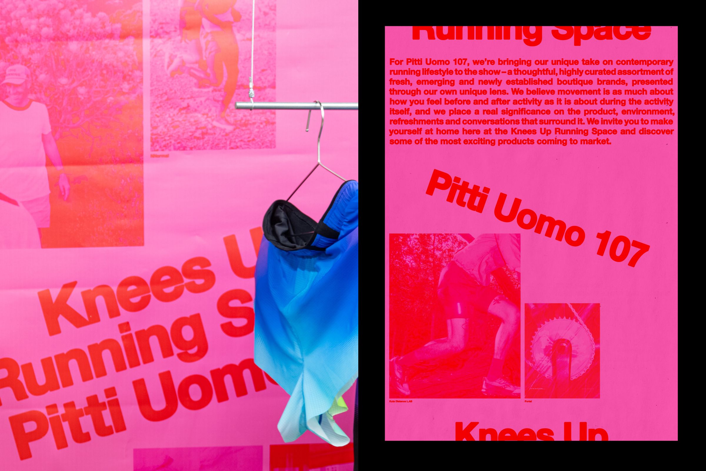 Knees Up Running Space Pitti Uomo 107 Graphics