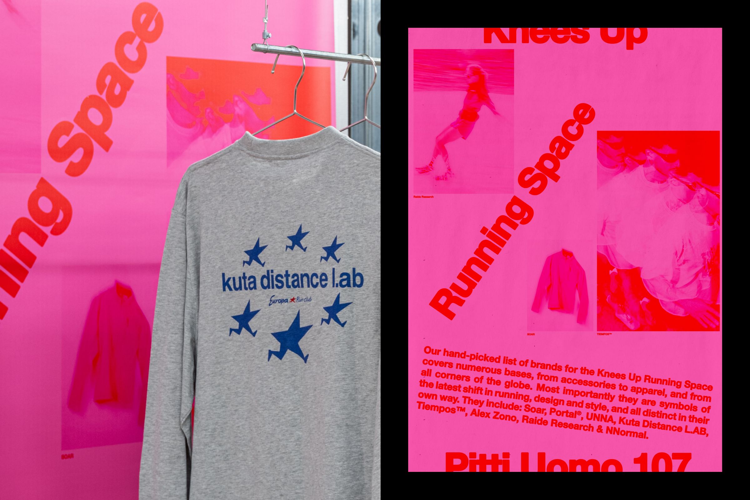 Knees Up Running Space Pitti Uomo 107 Graphics