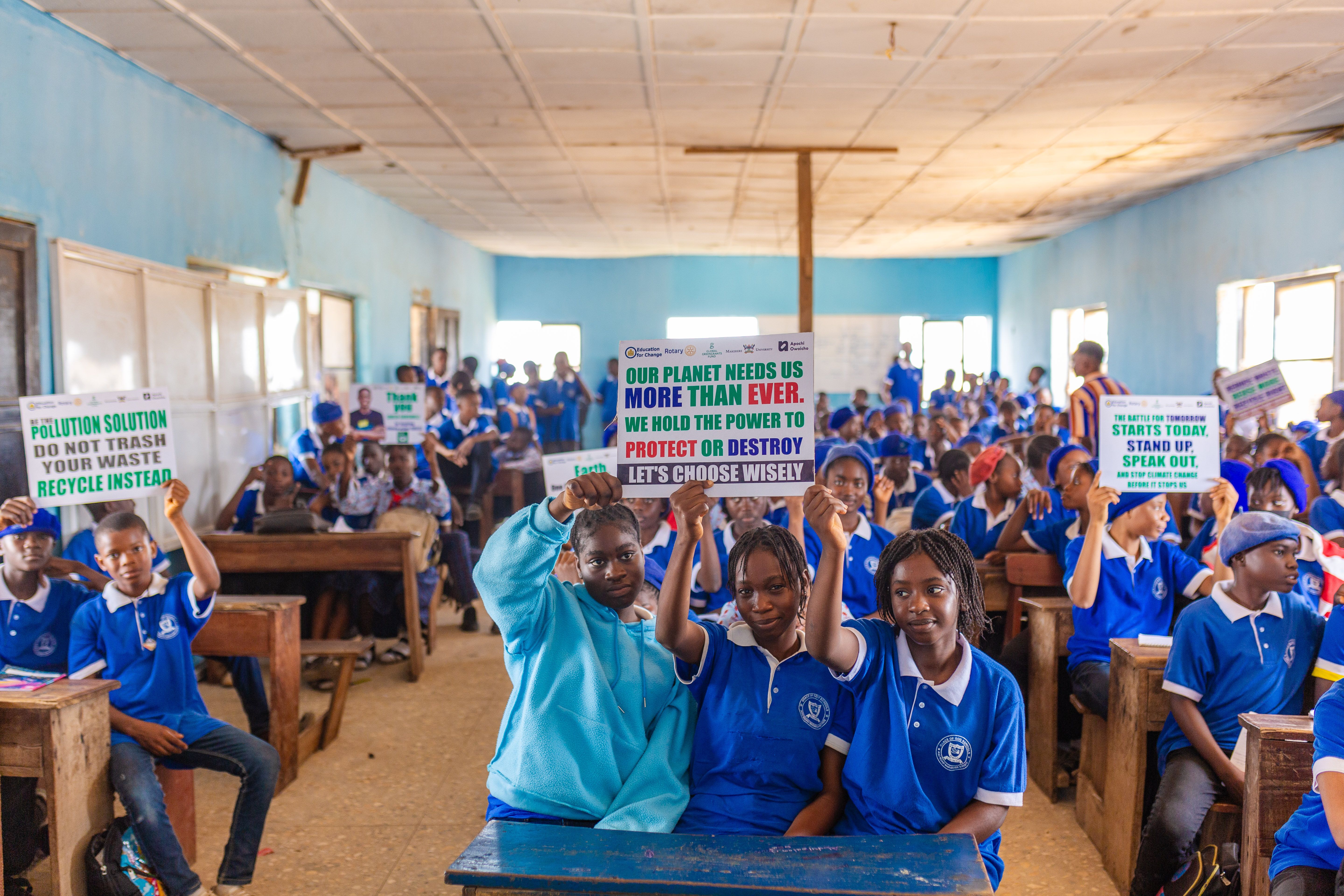 Students joining the campaign effort