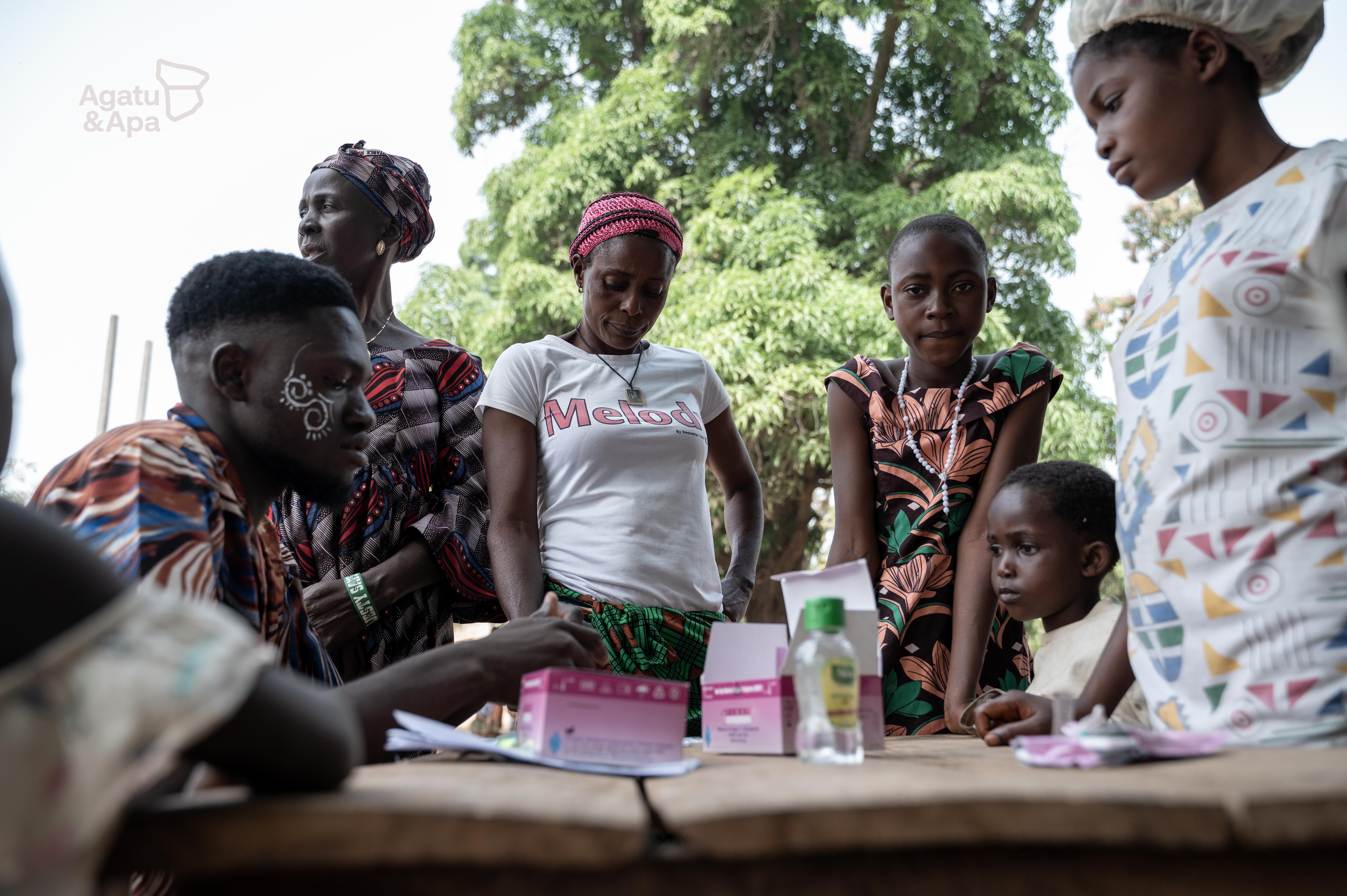 Providing anti-malarials and other essential drugs to mothers and children in our community.