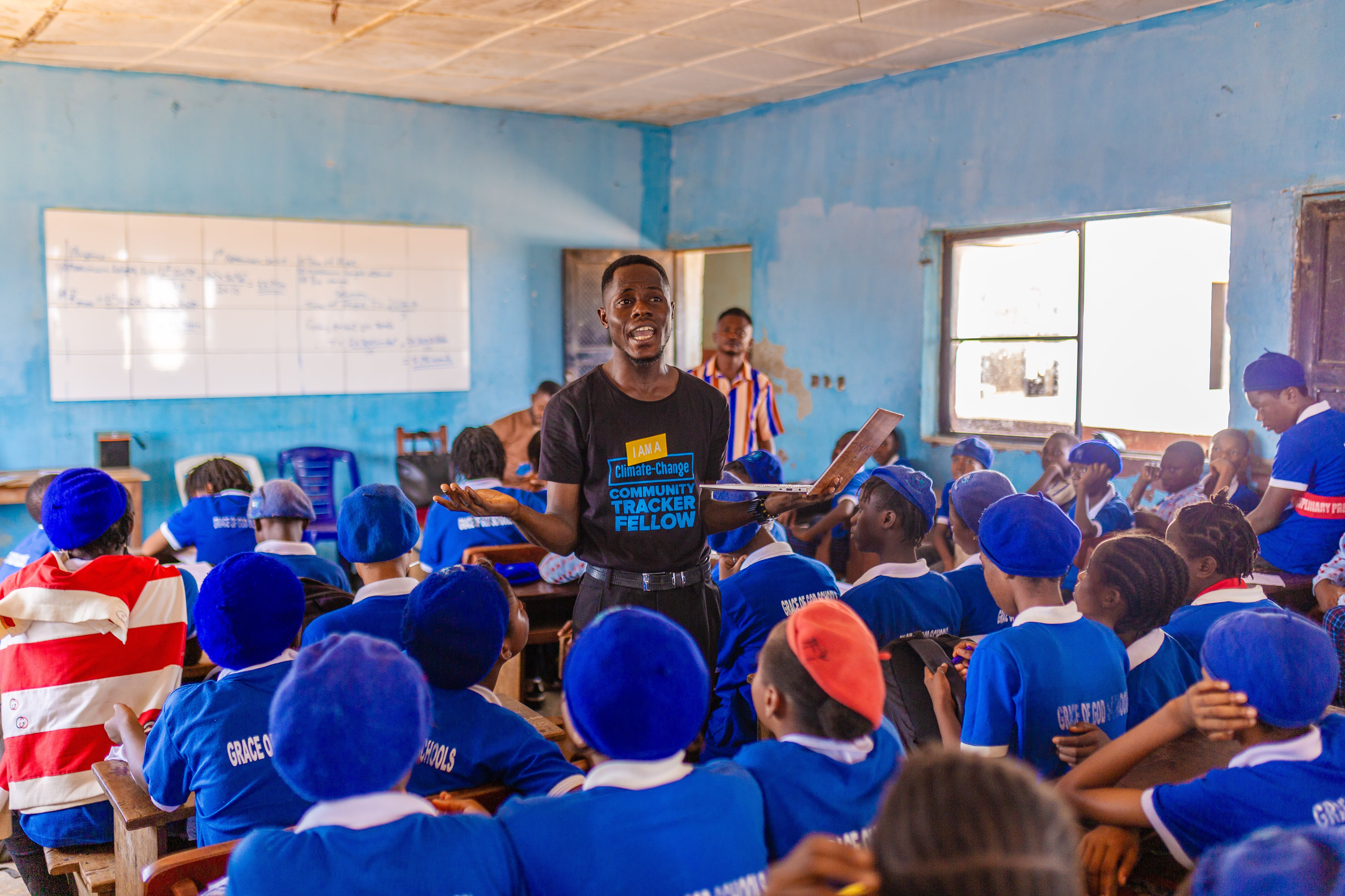 CCFT fellow during community project implementation