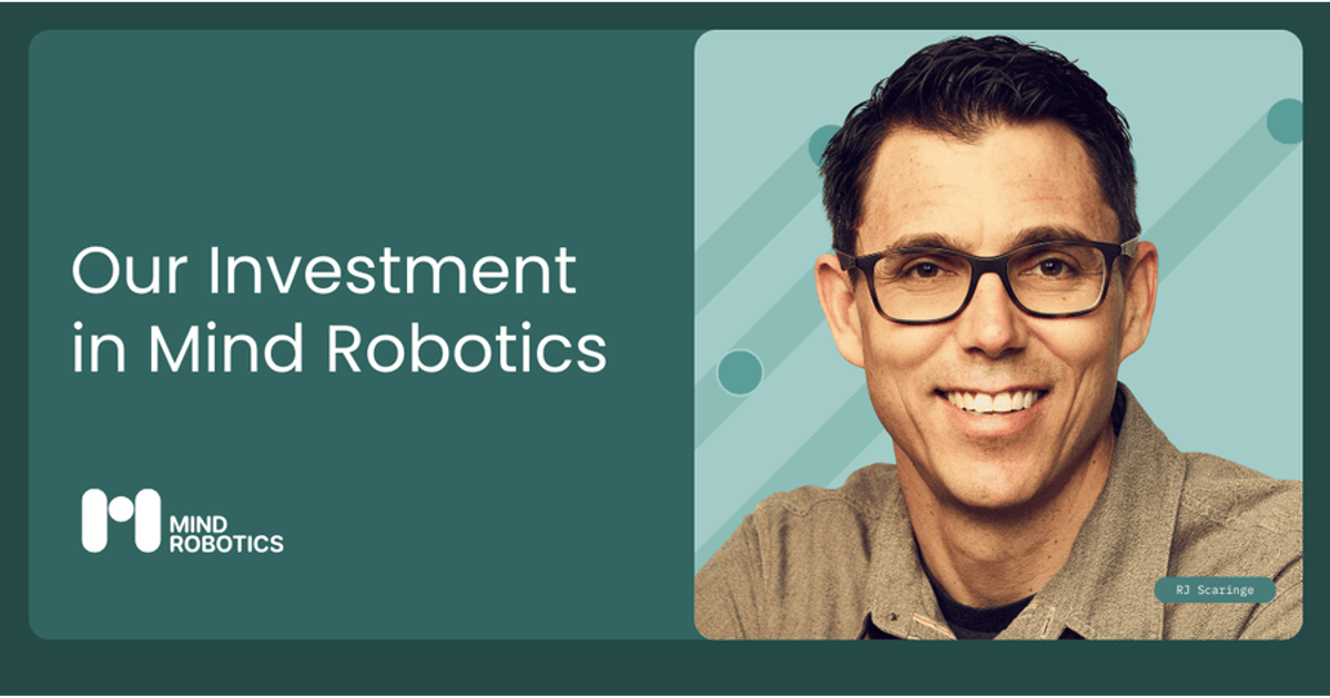 Accel | Mind Robotics: Bringing AI to the Physical World