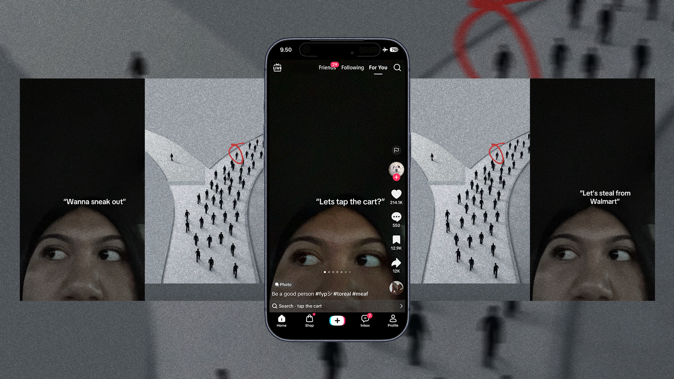 Nobody Wants to Go Left in This 2.4M+ Views TikTok Trend