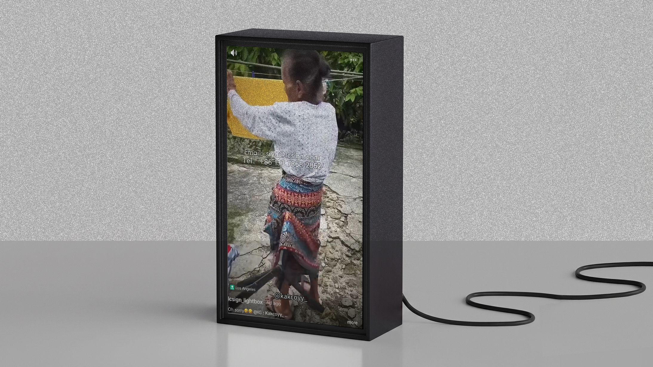 LC Sign Lightbox Cover