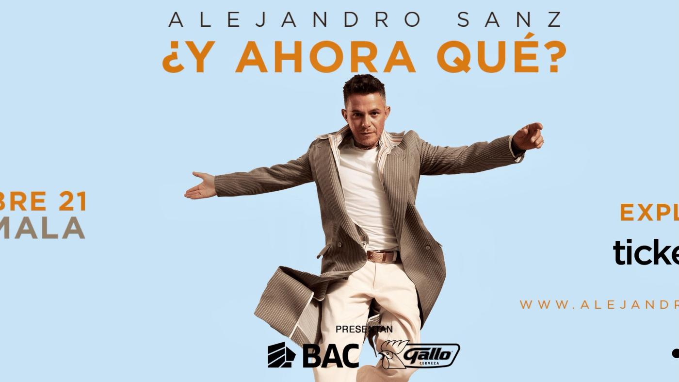 Afiche de Alejandro Sanz