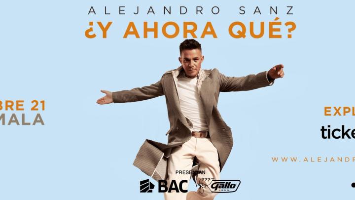 Afiche de Alejandro Sanz
