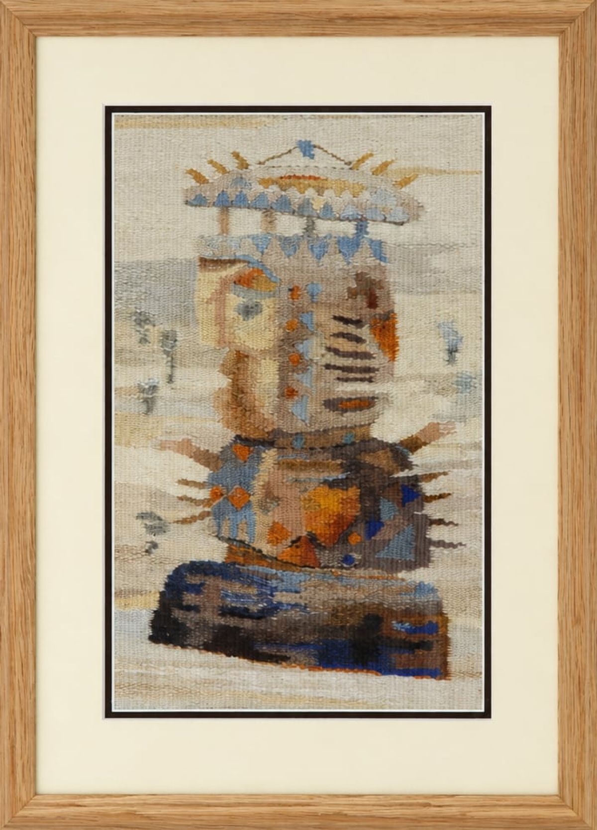Sun Figure, a woven tapestry by Rasa Ashworth