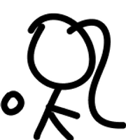 A stick figure