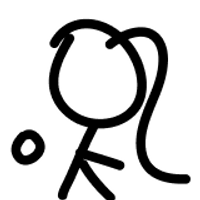 A stick figure