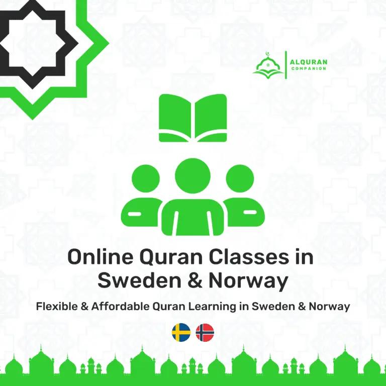 Learn Quran Online in Sweden and Norway with Al Quran Companion
