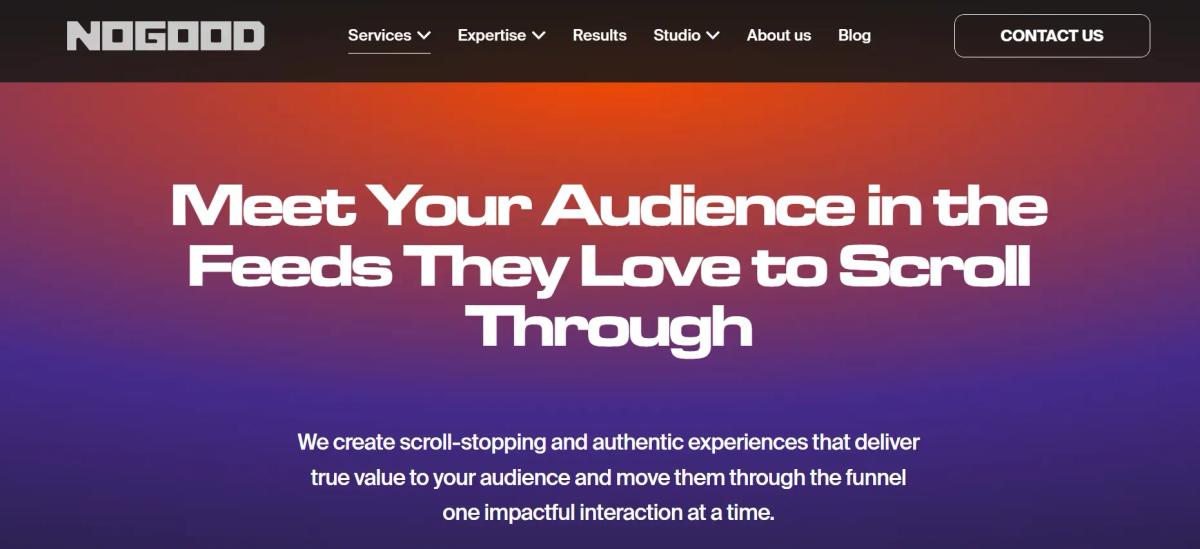 Paid Social Agency in New York - NoGood